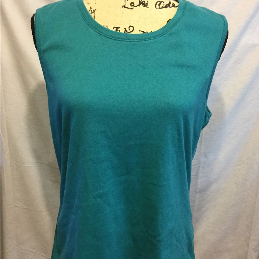 Teal tank top